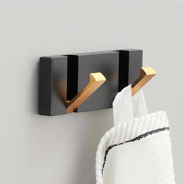 Stylish Foldable Wall Hook for Space - Saving Organization - Hooks - Gold - Seravelle Home