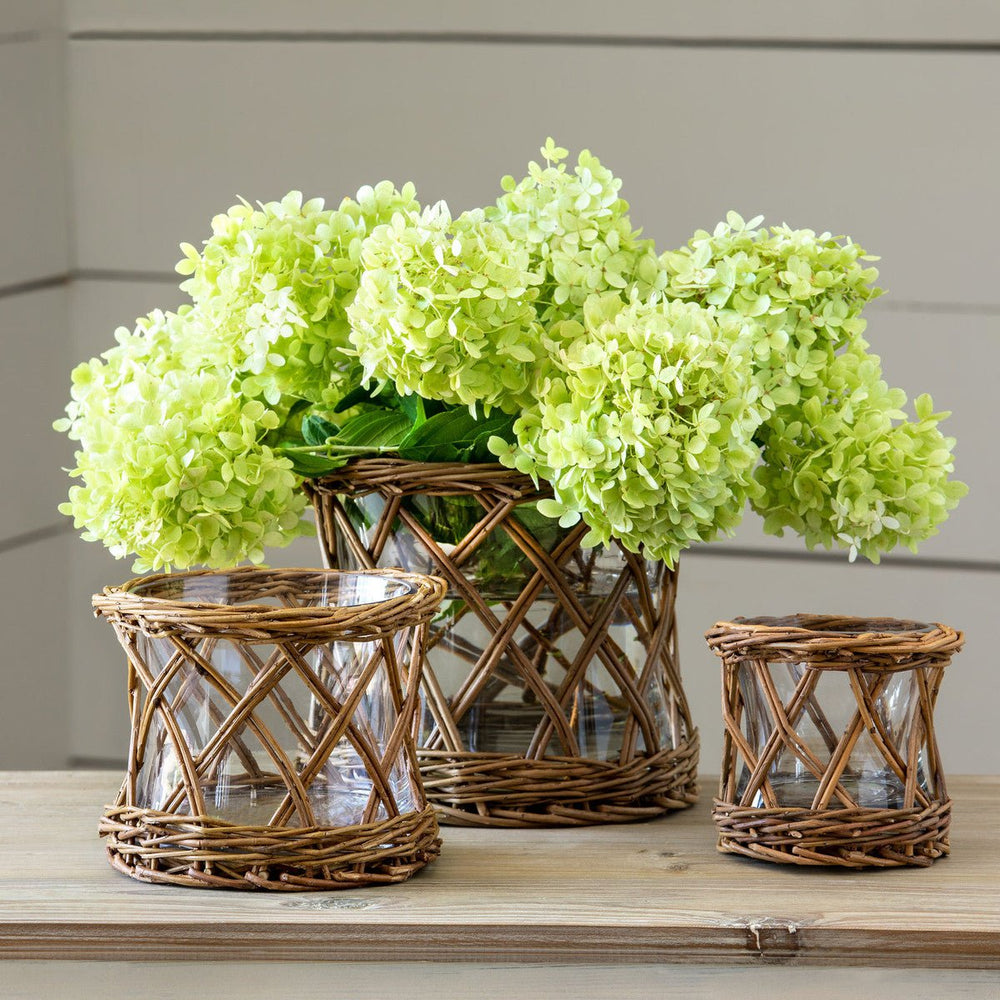Vase with Braided Structure for Natural Decorations - Vase - Seravelle Home