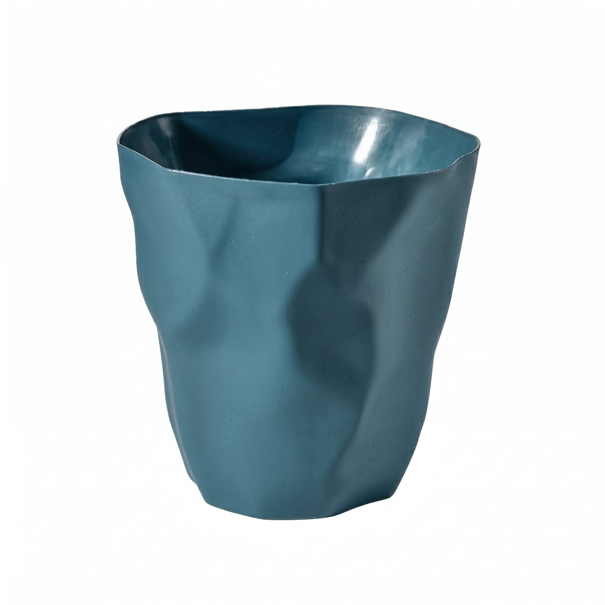 Virelle – Artistic Wastebasket - Wastebaskets - Navy Blue - Seravelle Home