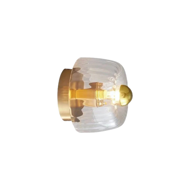 Wall light in Bauhaus style with minimalist design - Wall light - Gold - Seravelle Home