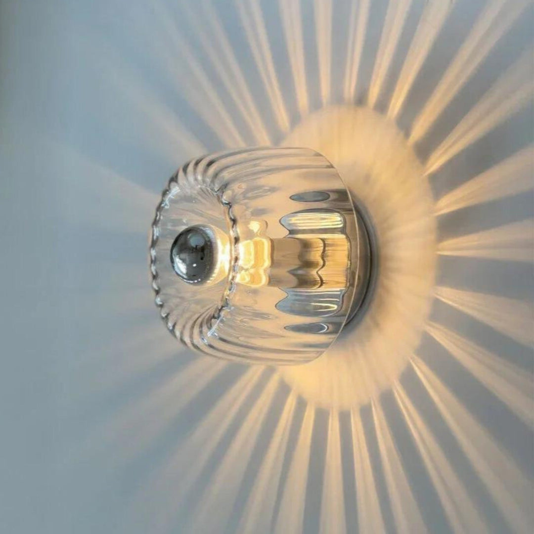 Wall light in Bauhaus style with minimalist design - Wall light - Silver - Seravelle Home