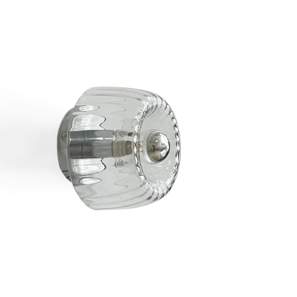 Wall light in Bauhaus style with minimalist design - Wall light - Silver - Seravelle Home